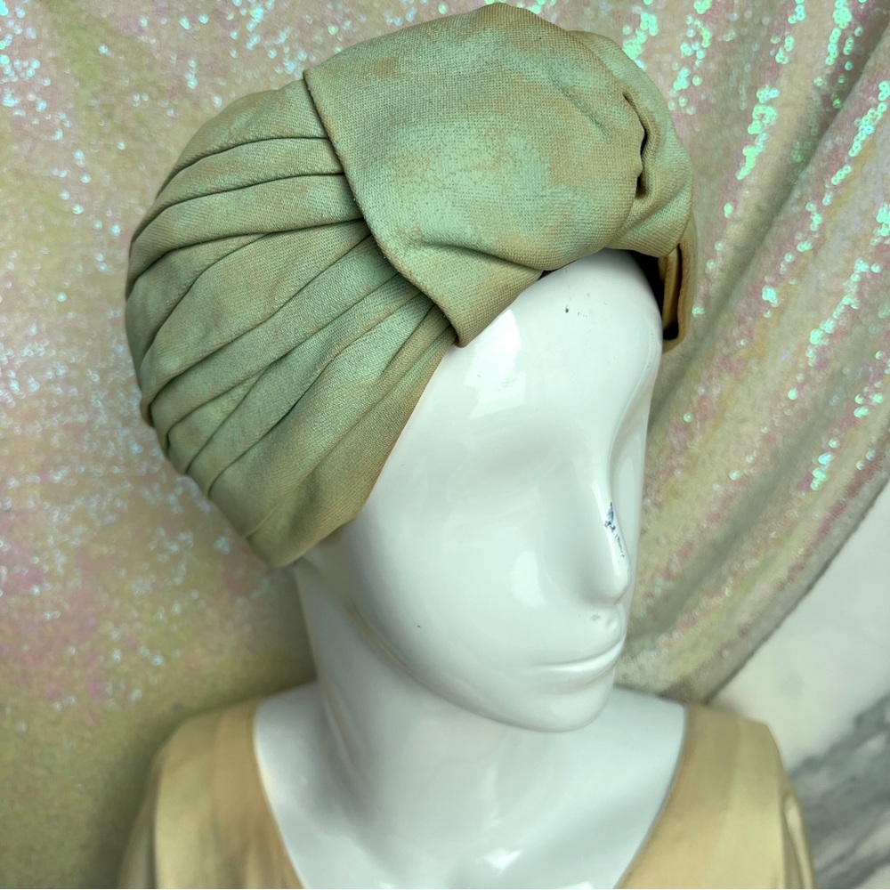40s Pale Sage Green Old Hollywood Costume Hat